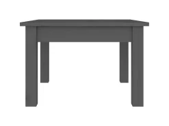 Mesa De Centro| Mesa de centro 45x45x30 cm madeira de pinho maciça PT474241 Cinzento