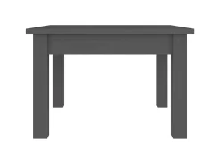 Mesa De Centro| Mesa de centro 45x45x30 cm madeira de pinho maciça PT474241 Cinzento