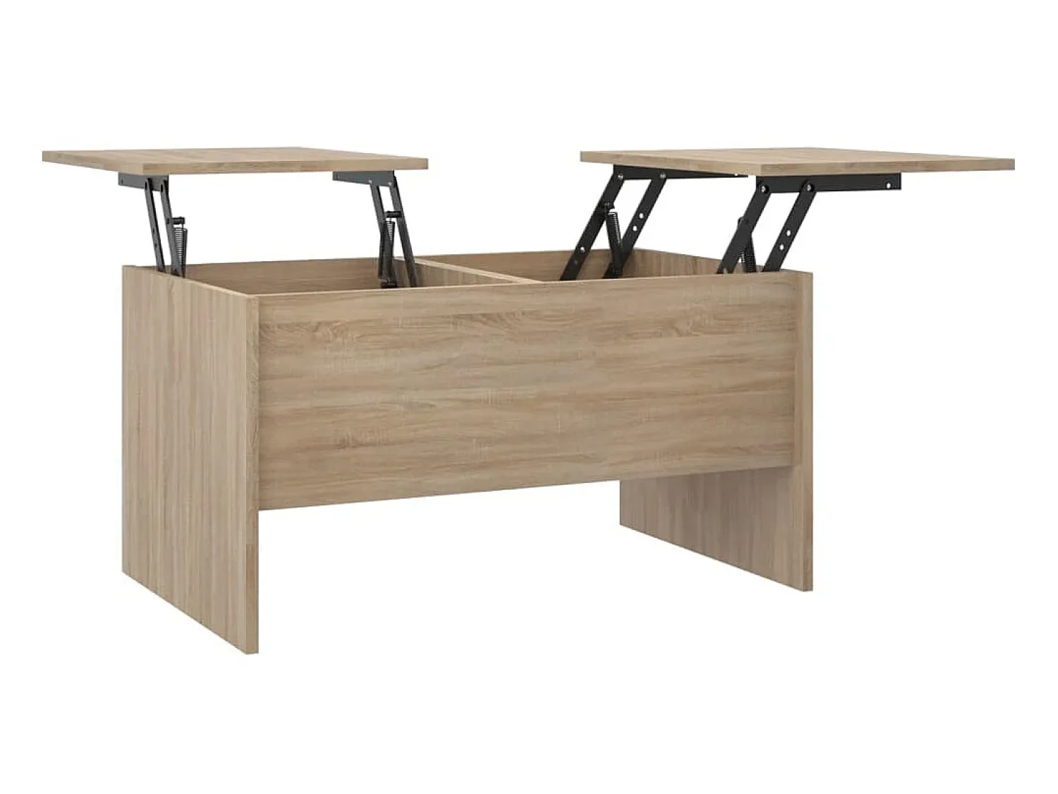 Mesa de centro 80x50x42,5 cm madeira processada carvalho sonoma PT166212^ Mesa De Centro