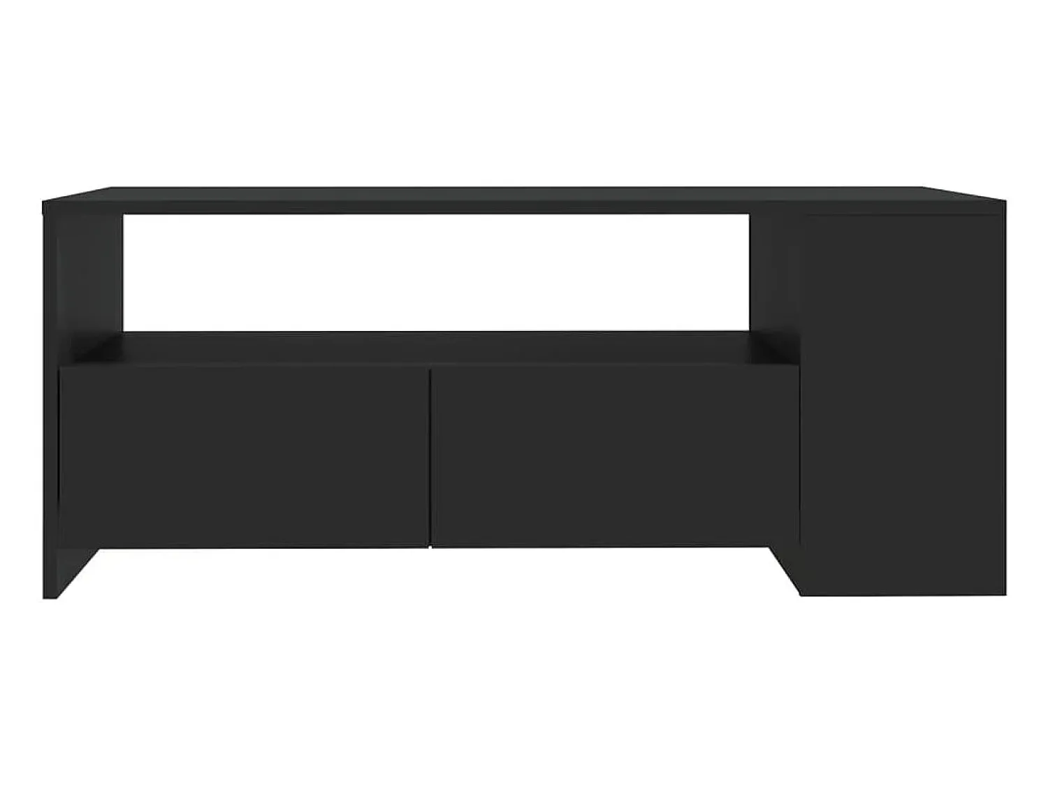 Mesa de centro 102x55x42 cm madeira processada PT900620 Preto