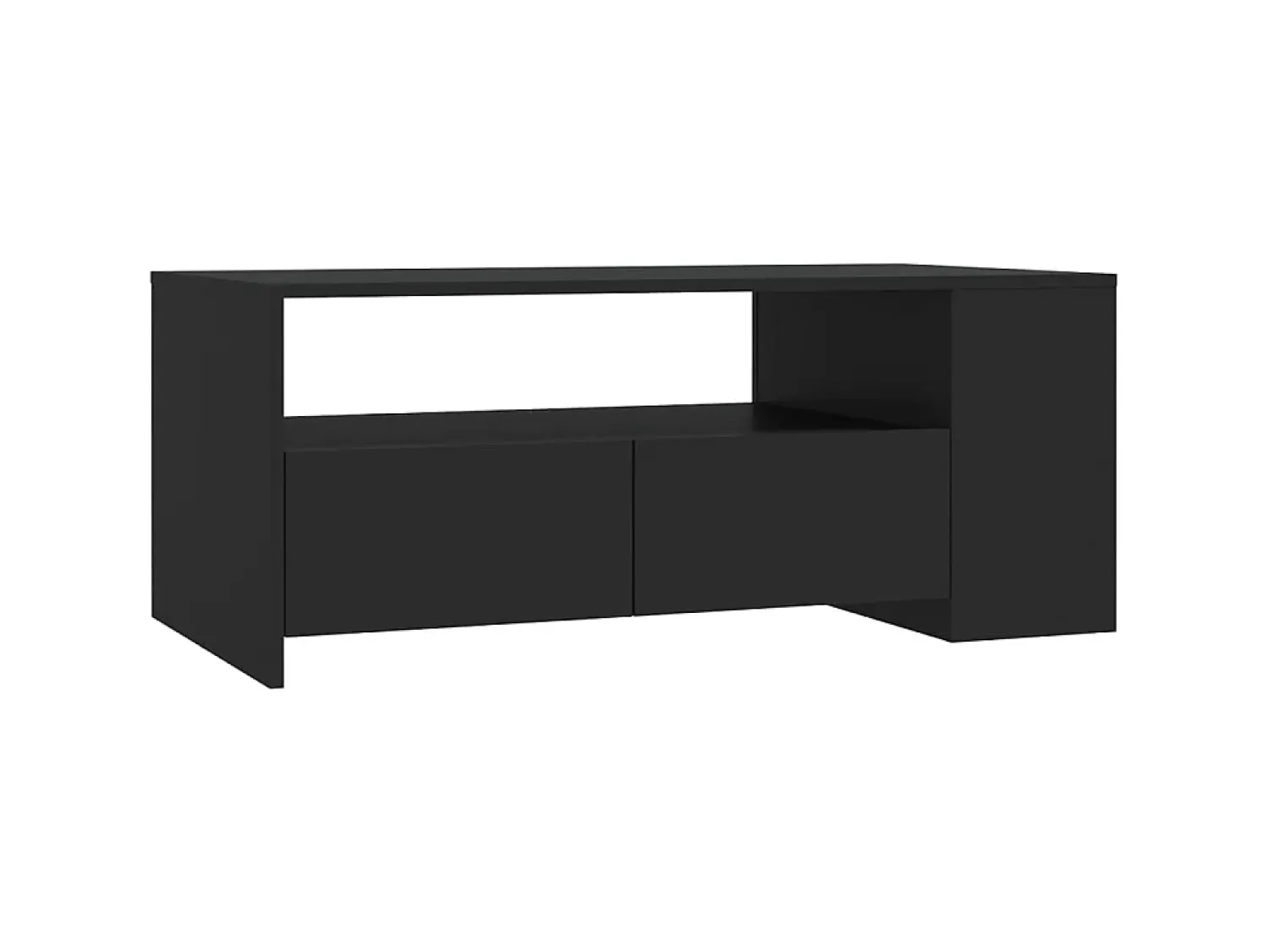 Mesa de centro 102x55x42 cm madeira processada PT900620 Preto