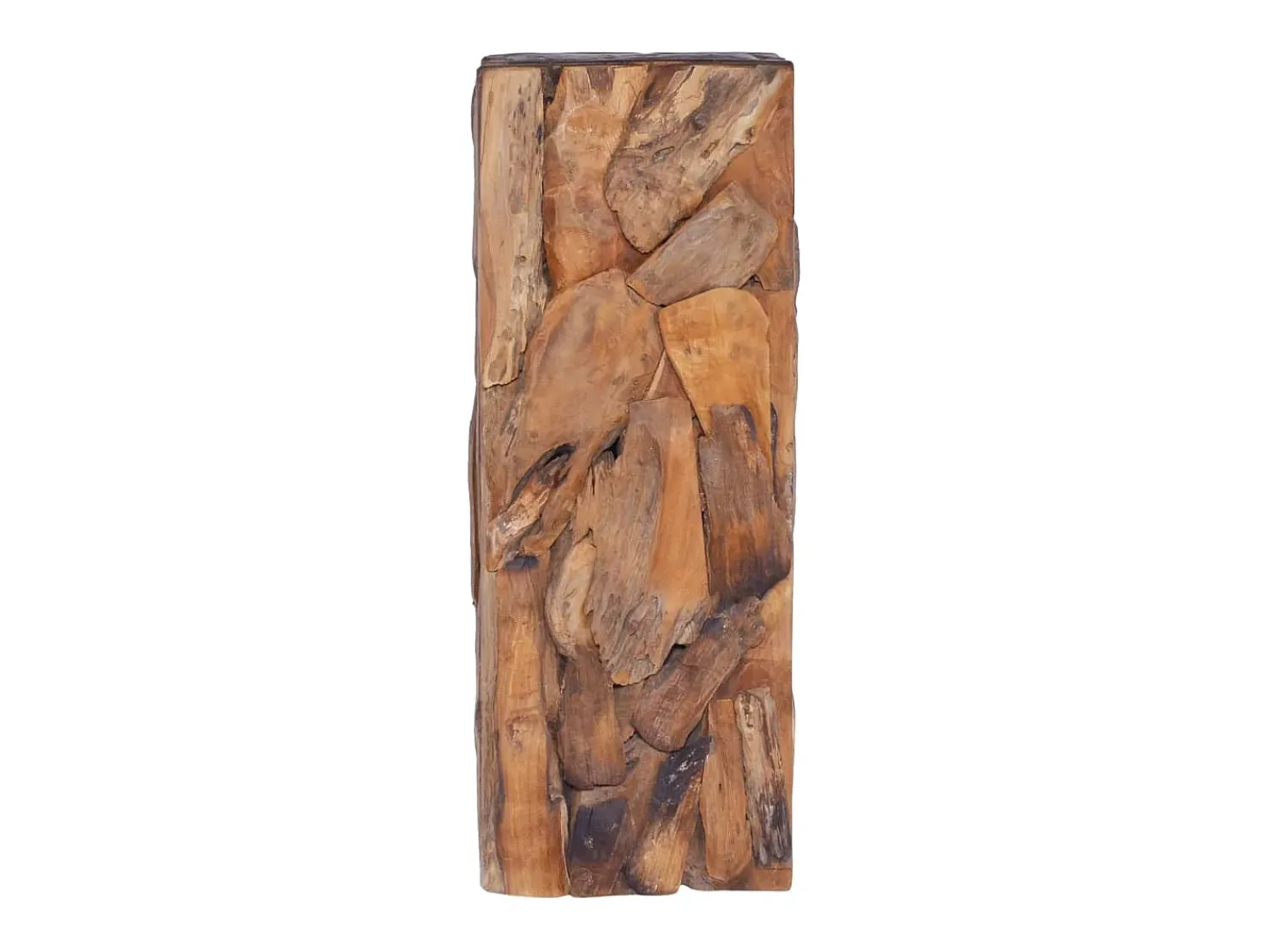 Mesa De Centro* Mesa de centro 30x30x80 cm madeira de teca maciça PT870120 Castanho
