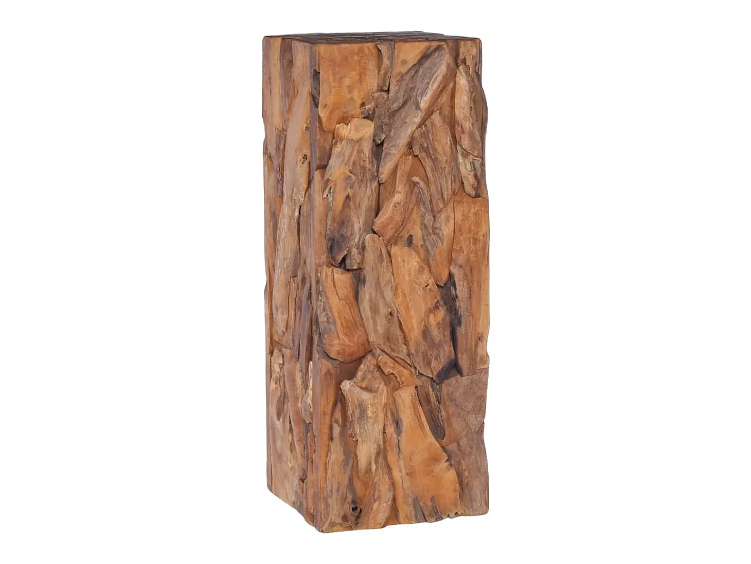 Mesa De Centro* Mesa de centro 30x30x80 cm madeira de teca maciça PT870120 Castanho