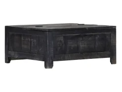 Mesa de centro 65x65x30 cm madeira de mangueira maciça PT317224^ Mesa De Centro