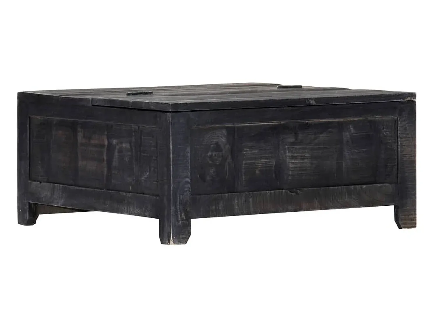 Mesa de centro 65x65x30 cm madeira de mangueira maciça PT317224^ Mesa De Centro