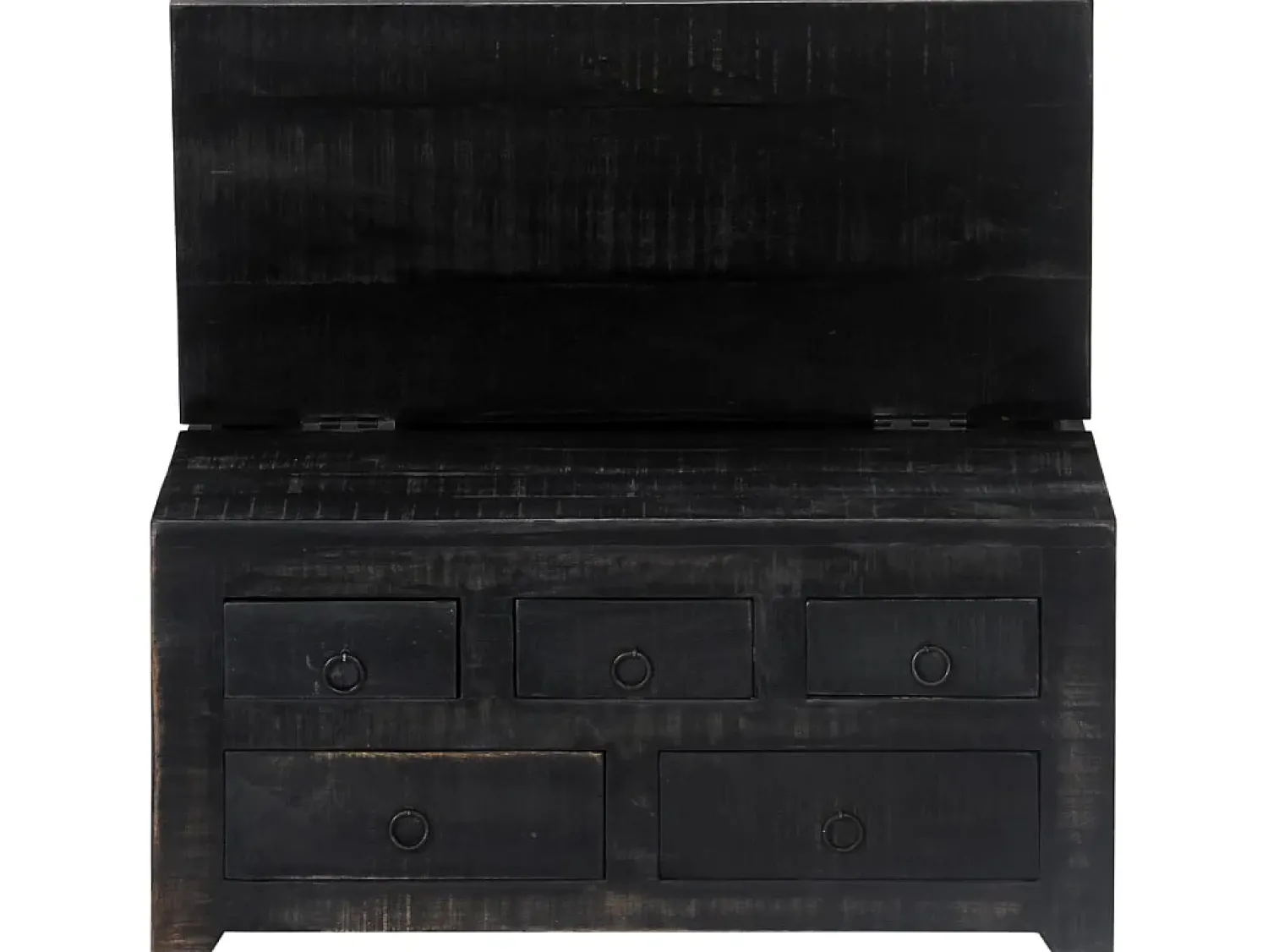 Mesa de centro 65x65x30 cm madeira de mangueira maciça PT317224^ Mesa De Centro
