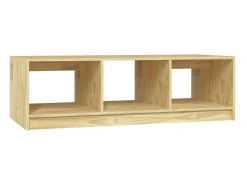 Mesa de centro 110x50x34 cm madeira de pinho maciça PT655855^ Mesa De Centro