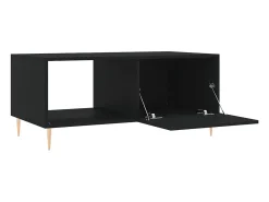 Mesa De Centro|vidaxl Mesa de centro 90x50x40 cm madeira processada Preto