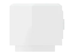 Mesa De Centro| Mesa de centro 51x50x45 cm madeira processada brilhante PT652404 Branco