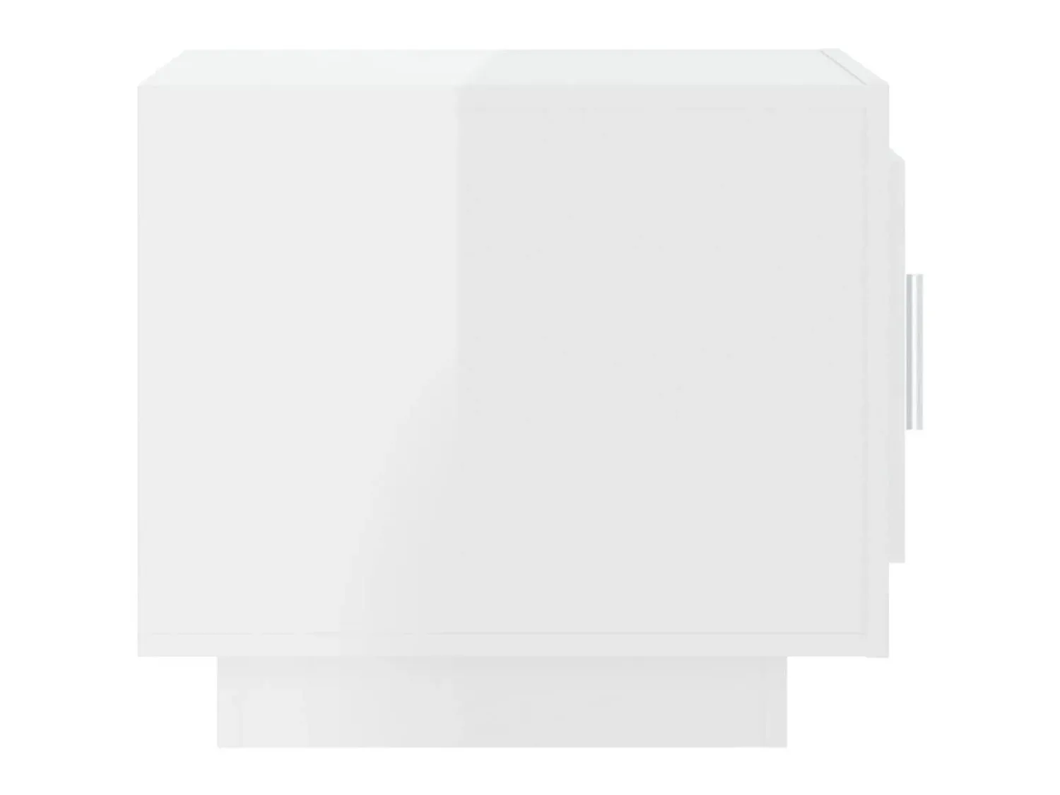 Mesa De Centro| Mesa de centro 51x50x45 cm madeira processada brilhante PT652404 Branco