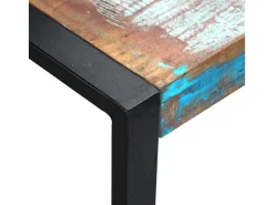 Mesa De Centro*vidaxl Mesa de centro 80x80x40 cm madeira reciclada maciça Multicor