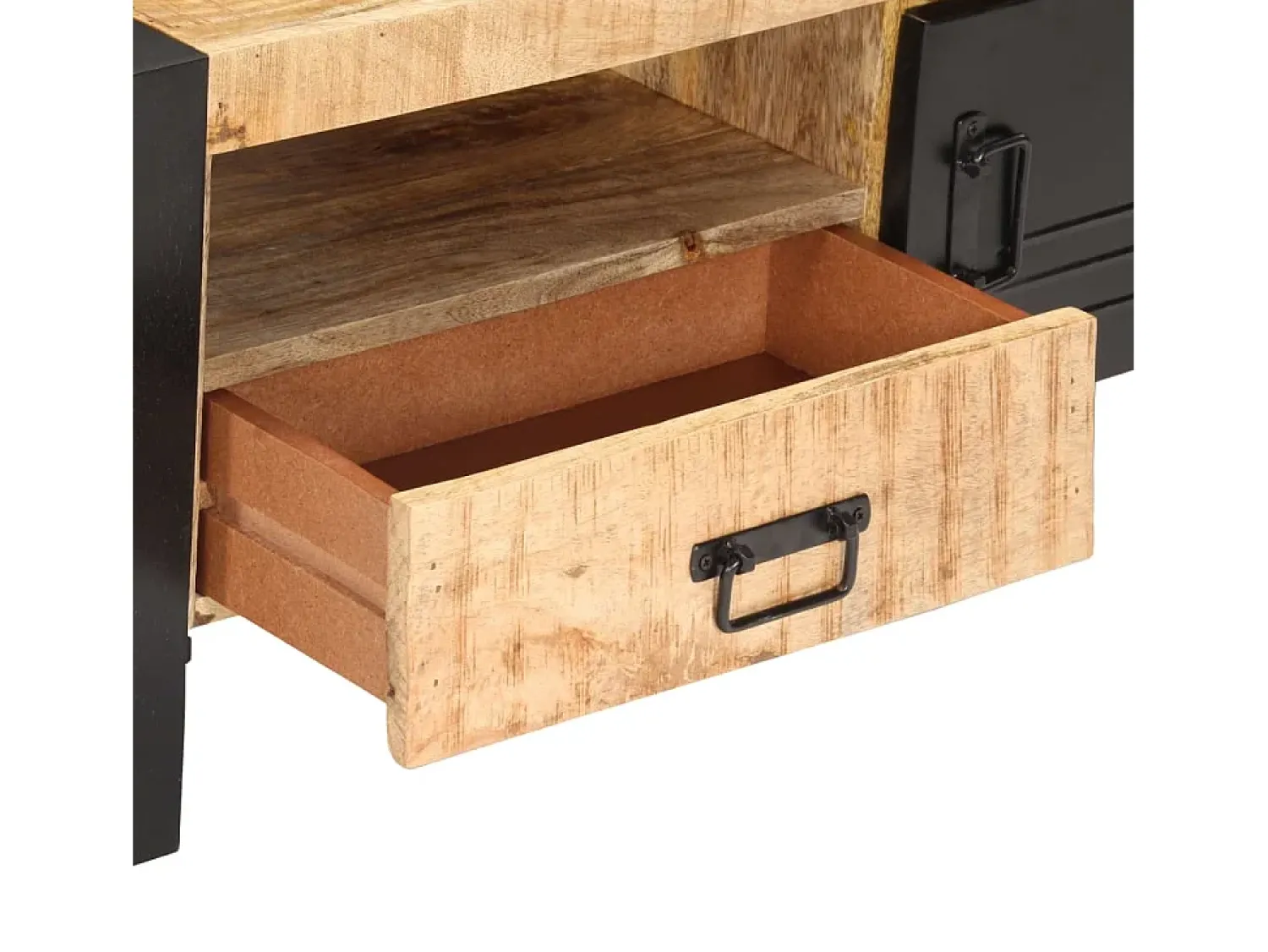Mesa De Centro*vidaxl Mesa de centro 100x50x40 cm madeira de mangueira áspera Castanho