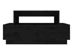 Mesa De Centro| Mesa de centro 80x55x40,5 cm madeira de pinho maciça PT773770 Preto