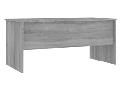 Mesa De Centro| Mesa de centro 102x50,5x46,5 cm madeira processada sonoma cinza PT976887 Cinzento