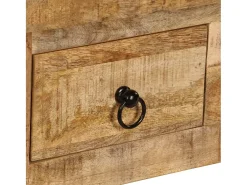 vidaxl Mesa de centro 90x45x35 cm madeira de mangueira maciça^ Mesa De Centro