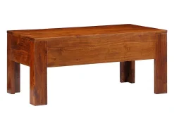 Mesa De Centro*vidaxl Mesa de centro 90x50x40 cm madeira de acácia maciça Natural claro