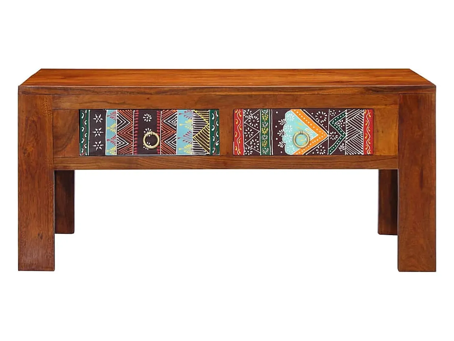 Mesa De Centro*vidaxl Mesa de centro 90x50x40 cm madeira de acácia maciça Natural claro