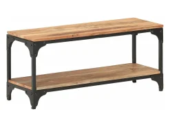 Mesa De Centro|vidaxl Mesa de centro 90x30x40 cm madeira de acácia maciça Natural claro