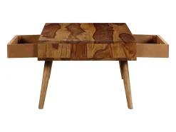 vidaxl Mesa de centro 110x50x35 cm madeira de acácia maciça^ Mesa De Centro