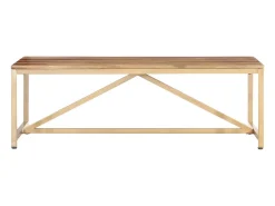 Sale vidaxl Mesa de centro 120x60x40 cm madeira maciça Natural claro