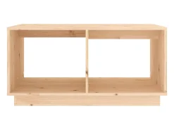 Mesa De Centro*vidaxl Mesa de centro 80x50x40 cm madeira de pinho maciça Natural claro