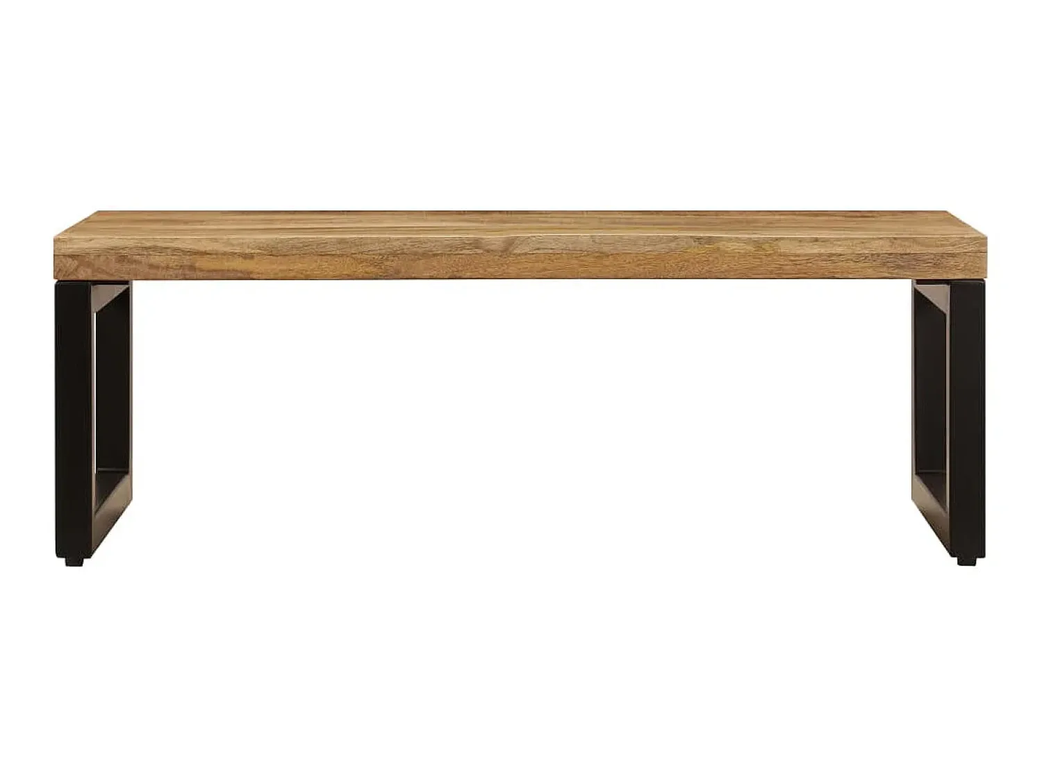 Online Mesa de centro 100x50x35 cm madeira de mangueira maciça e aço PT479526 Castanho