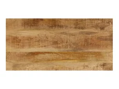 Online Mesa de centro 100x50x35 cm madeira de mangueira maciça e aço PT479526 Castanho