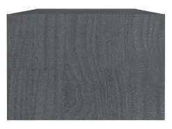 Discount vidaxl Mesa de centro 110x50x34 cm madeira de pinho maciça Cinzento