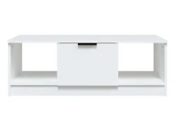 Mesa De Centro| Mesa de centro 102x50x36 cm madeira processada PT559372 Branco