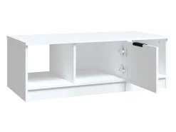 Mesa De Centro| Mesa de centro 102x50x36 cm madeira processada PT559372 Branco