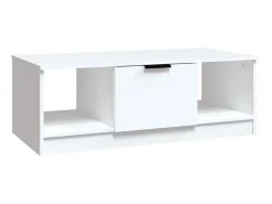 Mesa De Centro| Mesa de centro 102x50x36 cm madeira processada PT559372 Branco