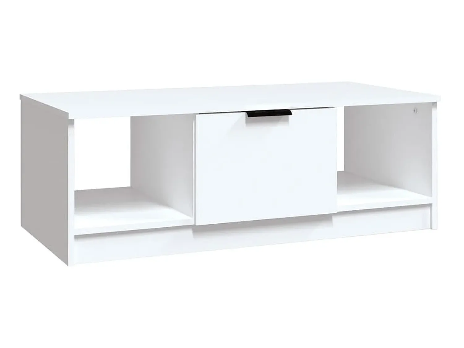 Mesa De Centro| Mesa de centro 102x50x36 cm madeira processada PT559372 Branco