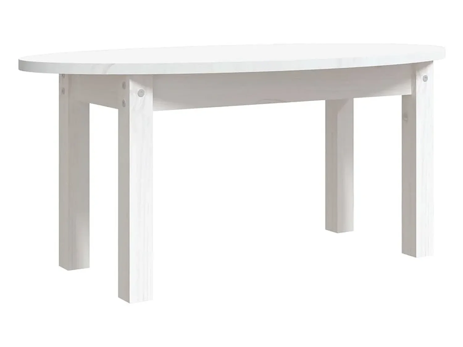 vidaxl Mesa de centro 80x40x35 cm madeira de pinho maciça^ Mesa De Centro