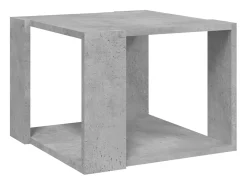 Mesa De Centro*vidaxl Mesa de centro 40x40x30 cm madeira processada cinza cimento Cinzento