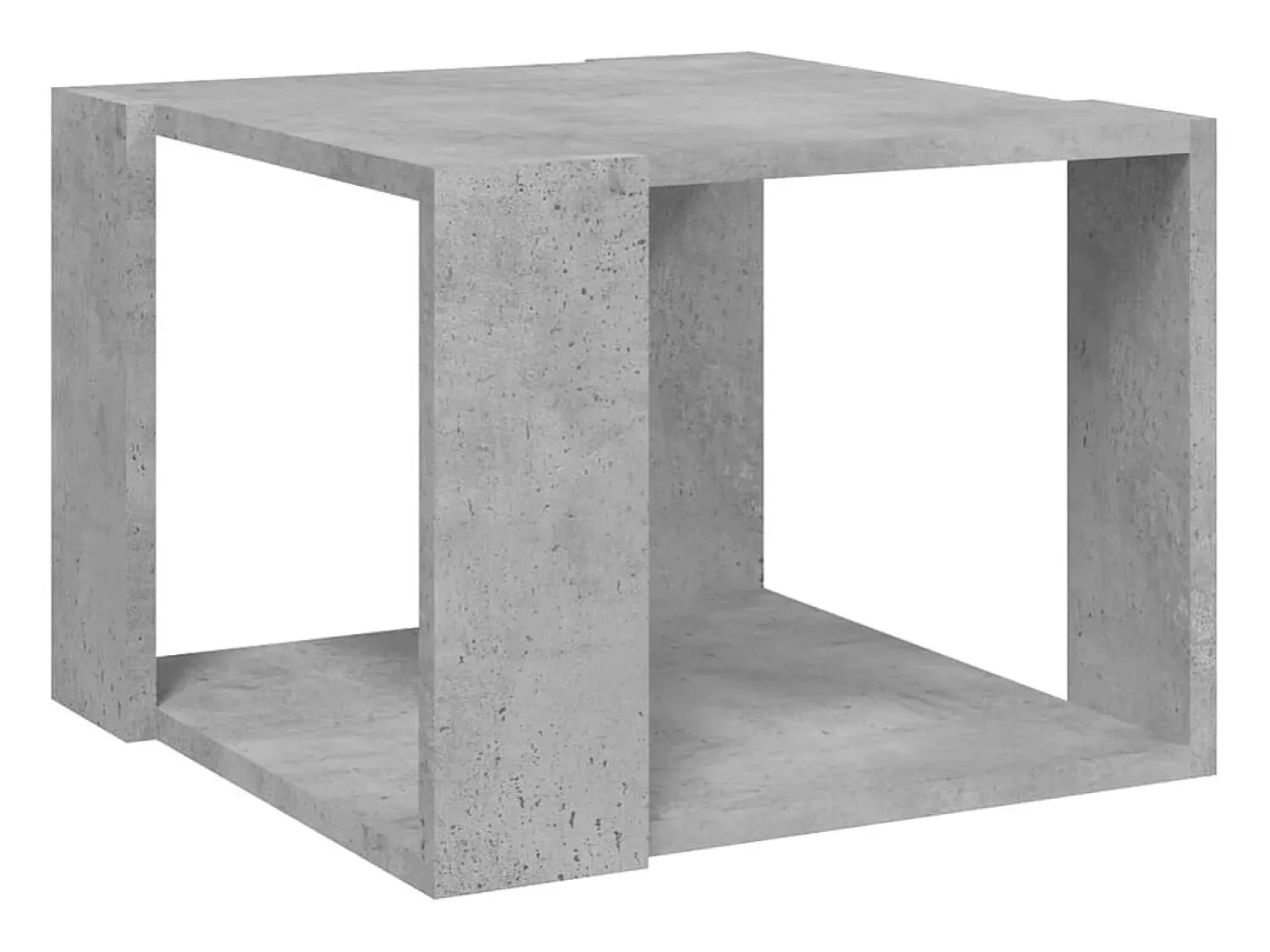 Mesa De Centro*vidaxl Mesa de centro 40x40x30 cm madeira processada cinza cimento Cinzento