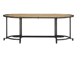 vidaxl Mesa de centro 110x55x40 cm madeira de mangueira áspera maciça^ Mesa De Centro