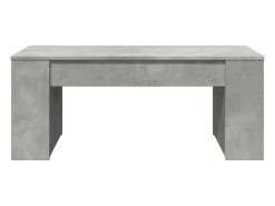 Mesa De Centro* Mesa de centro 102x55x42 cm madeira processada cinza cimento PT366432 Cinzento