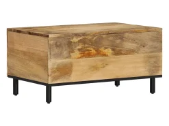Sale Mesa de centro 80x50x40 cm madeira de mangueira maciça PT525202 Castanho