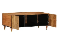 Mesa De Centro* Mesa de centro 100x54x40 cm madeira de mangueira maciça PT735089 Castanho