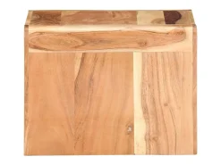 Mesa de centro 43x40x30 cm madeira de acácia maciça PT649231^ Mesa De Centro