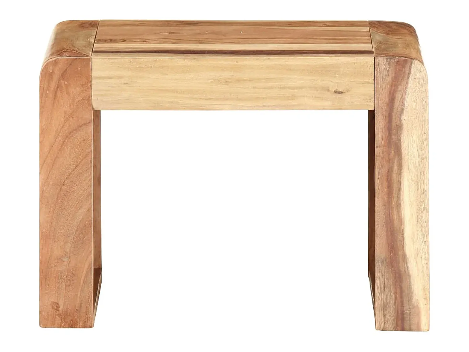 Mesa de centro 43x40x30 cm madeira de acácia maciça PT649231^ Mesa De Centro