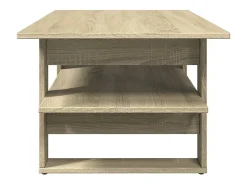 Mesa de centro 102x55x42 cm madeira processada carvalho sonoma PT700721^ Mesa De Centro