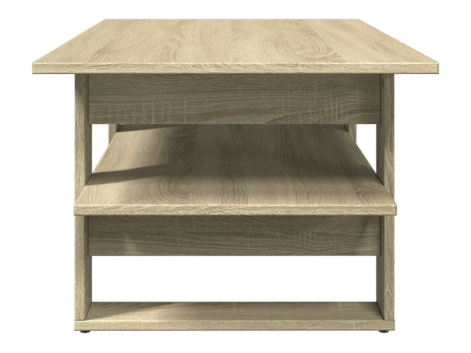 Mesa de centro 102x55x42 cm madeira processada carvalho sonoma PT700721^ Mesa De Centro