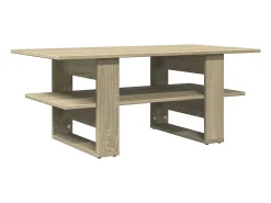 Mesa de centro 102x55x42 cm madeira processada carvalho sonoma PT700721^ Mesa De Centro