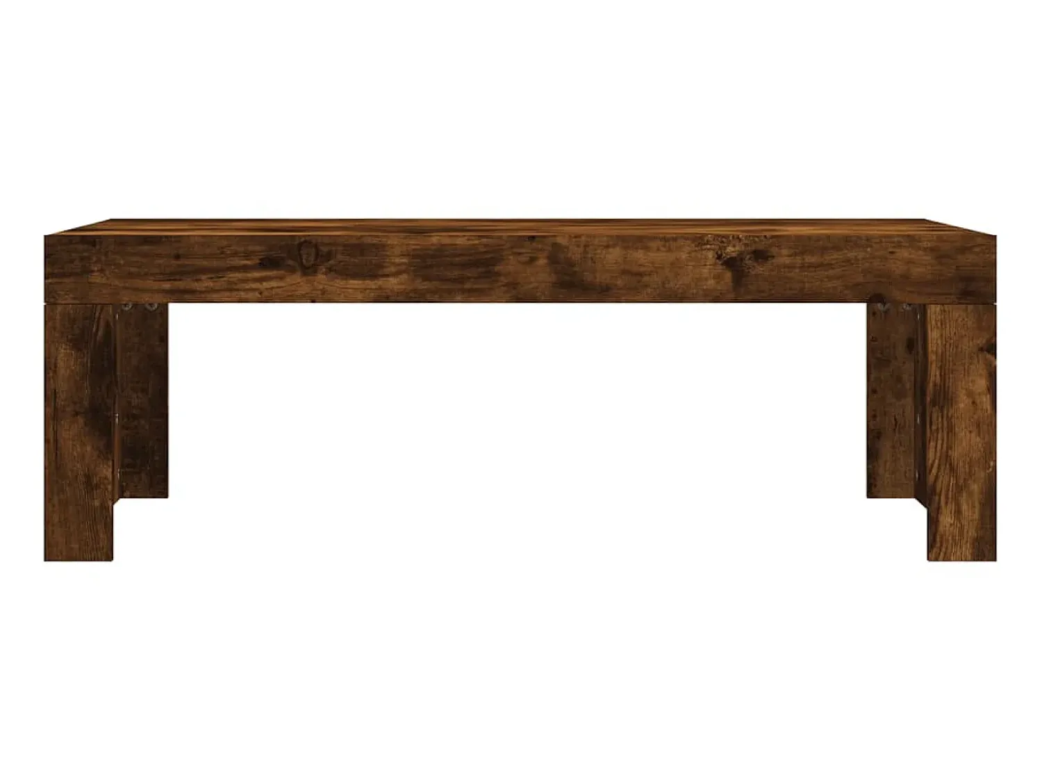 Mesa De Centro* Mesa de centro 102x50x36 cm madeira processada carvalho fumado PT268896 Castanho