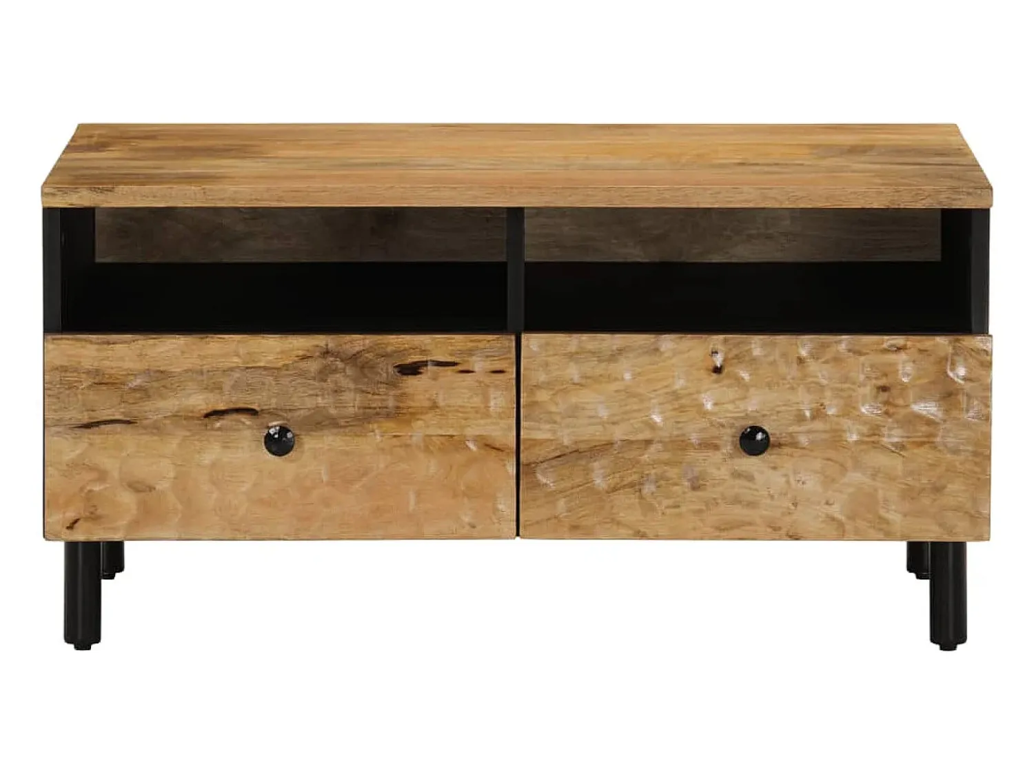 Mesa De Centro| Mesa de centro 80x54x40 cm madeira de mangueira maciça PT891484 Castanho
