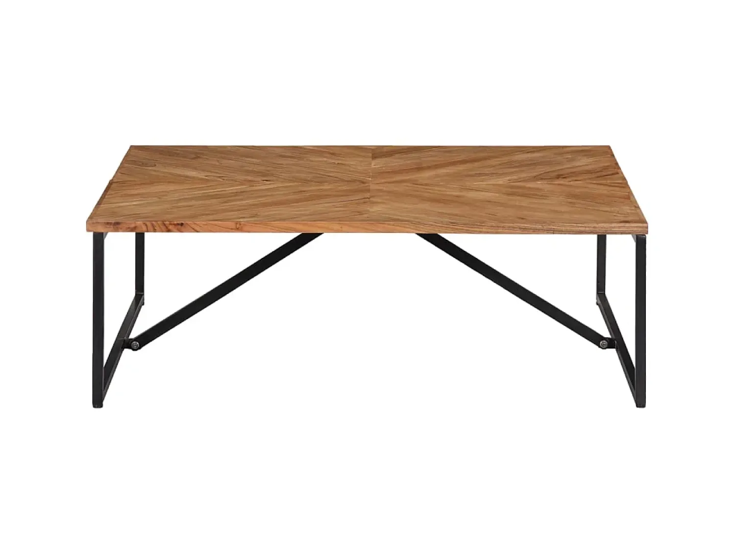 Mesa De Centro| Mesa de centro 110x110x36 cm madeira de acácia maciça PT118923 Castanho