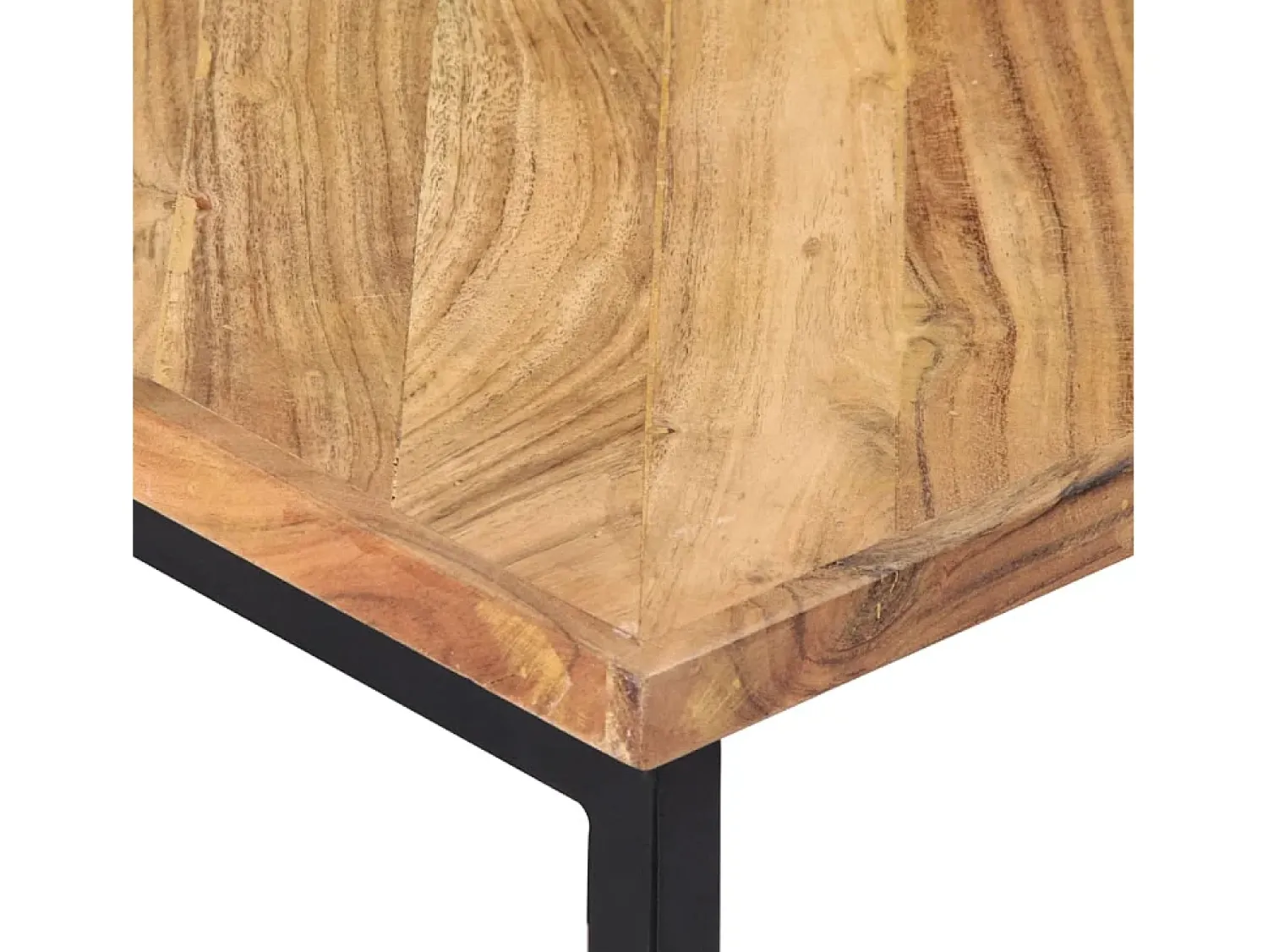 Mesa De Centro| Mesa de centro 110x110x36 cm madeira de acácia maciça PT118923 Castanho