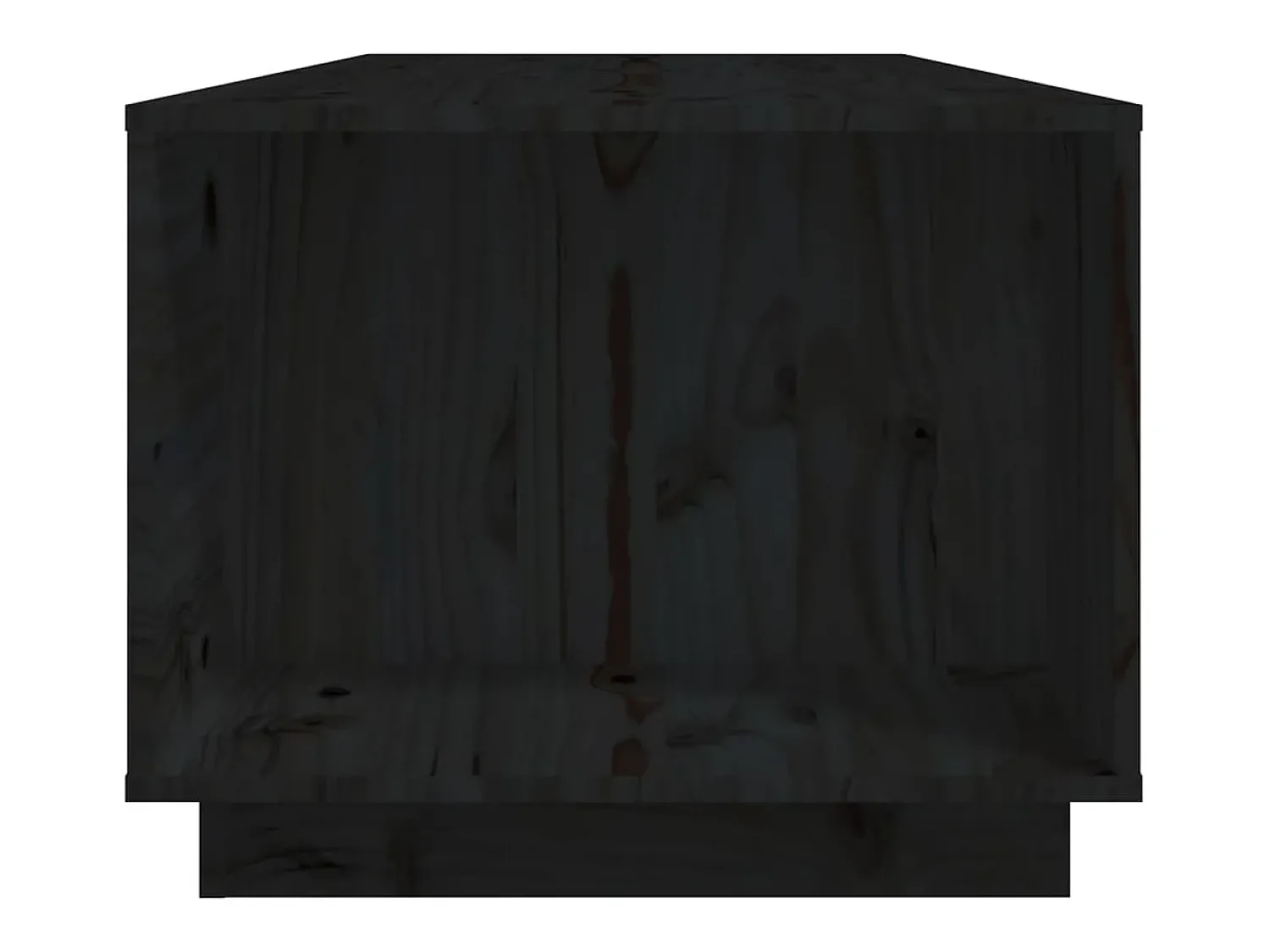 Mesa De Centro*vidaxl Mesa de centro 110x50x40 cm madeira de pinho maciça Preto
