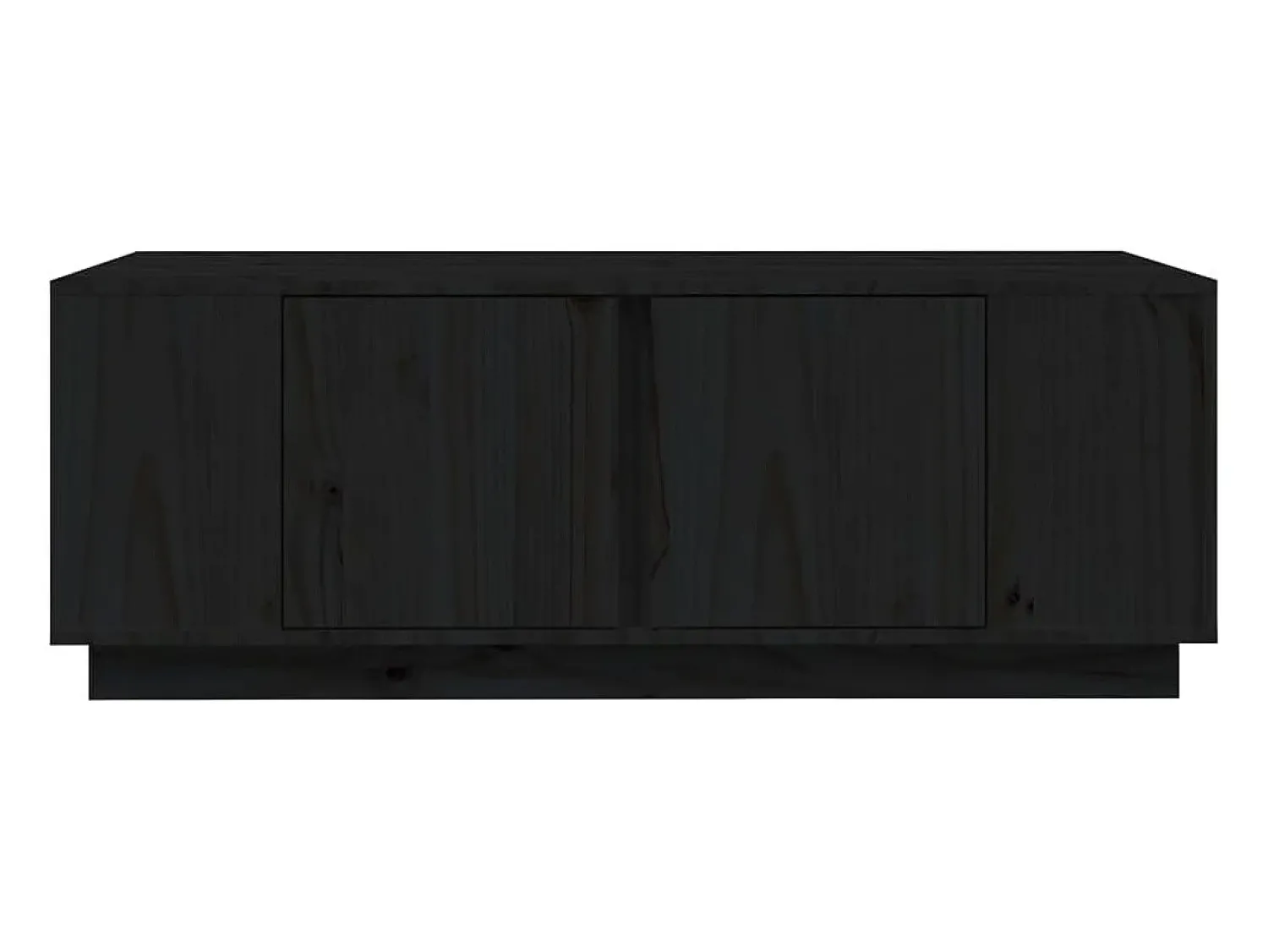 Mesa De Centro*vidaxl Mesa de centro 110x50x40 cm madeira de pinho maciça Preto